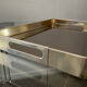 Vintage MB Italy tray in brass and mirror