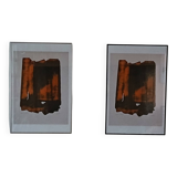 Pierre soulages d'après eau forte xvi  1961