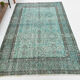 5x7 Handknotted Wool Floral Vintage Tapis Rugs 227x145Cm