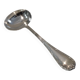 Silver-plated sauce spoon by Christofle silversmiths, Louis XVI ribbons
