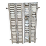 Louvered folding shutter