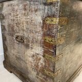 Old Indian wooden chest