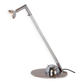 Lampe de table postmoderne en lucite et métal chromé, 1980