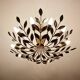 Large vintage pendant light from Vereinigte Werstaetten, 1950s
