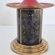 VINTAGE 1950 CIGARETTE DISPENSER PAGODA METAL & BRASS CIGARETTE HOLDER