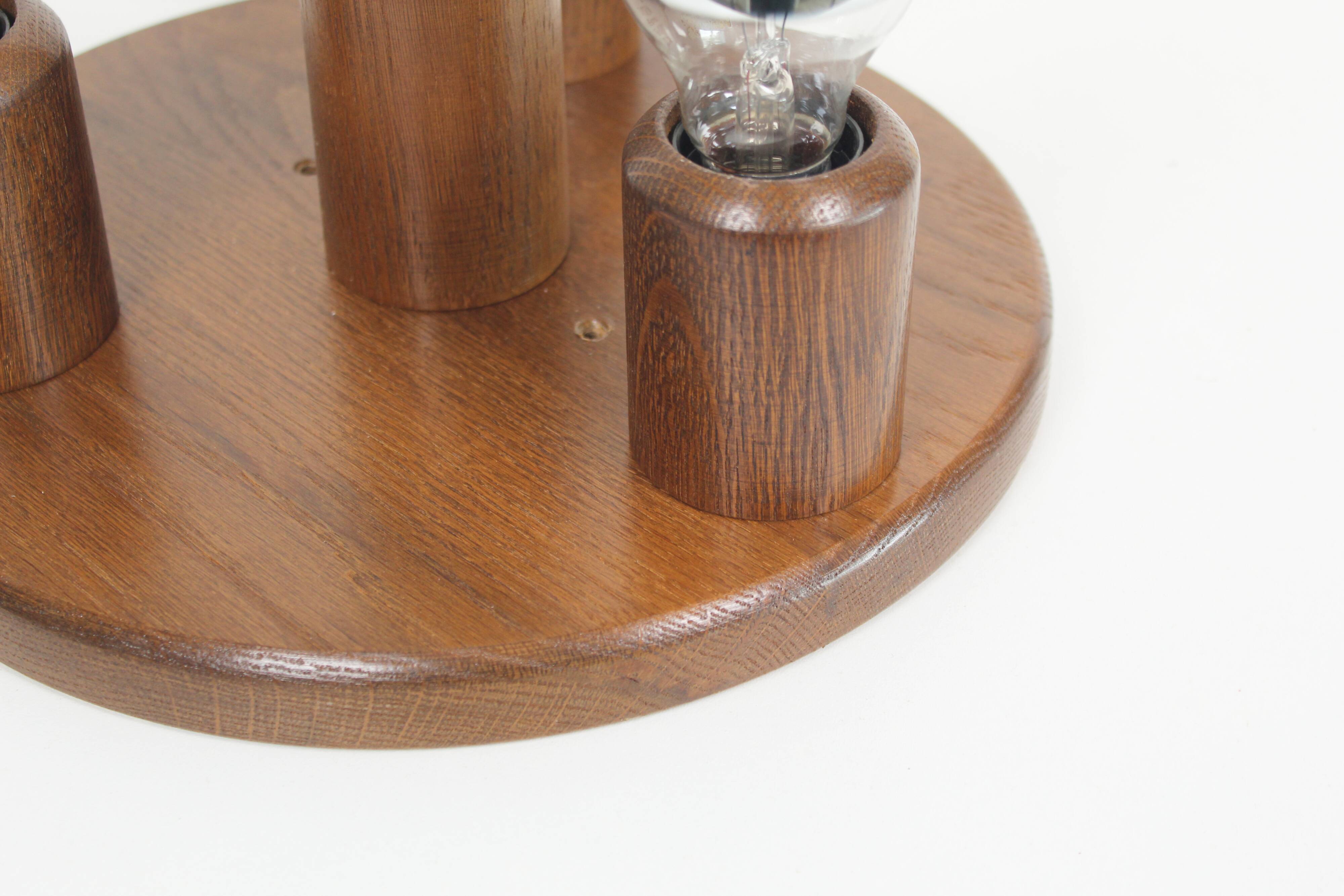 Vintage 1970's old stock 'Japandi' style ceiling light