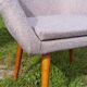 Pair of fiber armchair Miroslav Navratil gray