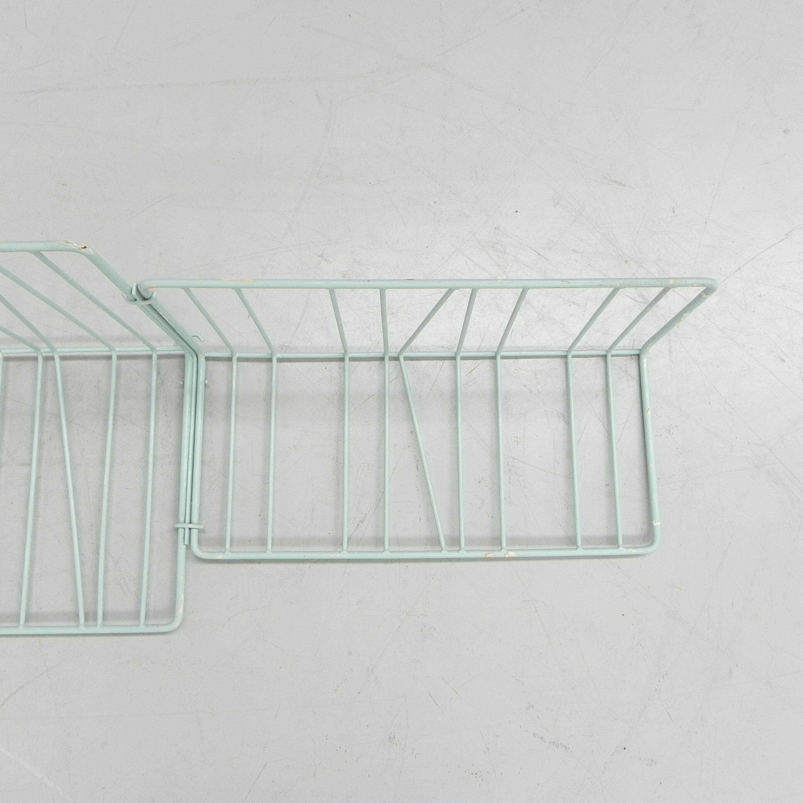 Vintage wall rack consisting of 2 parts