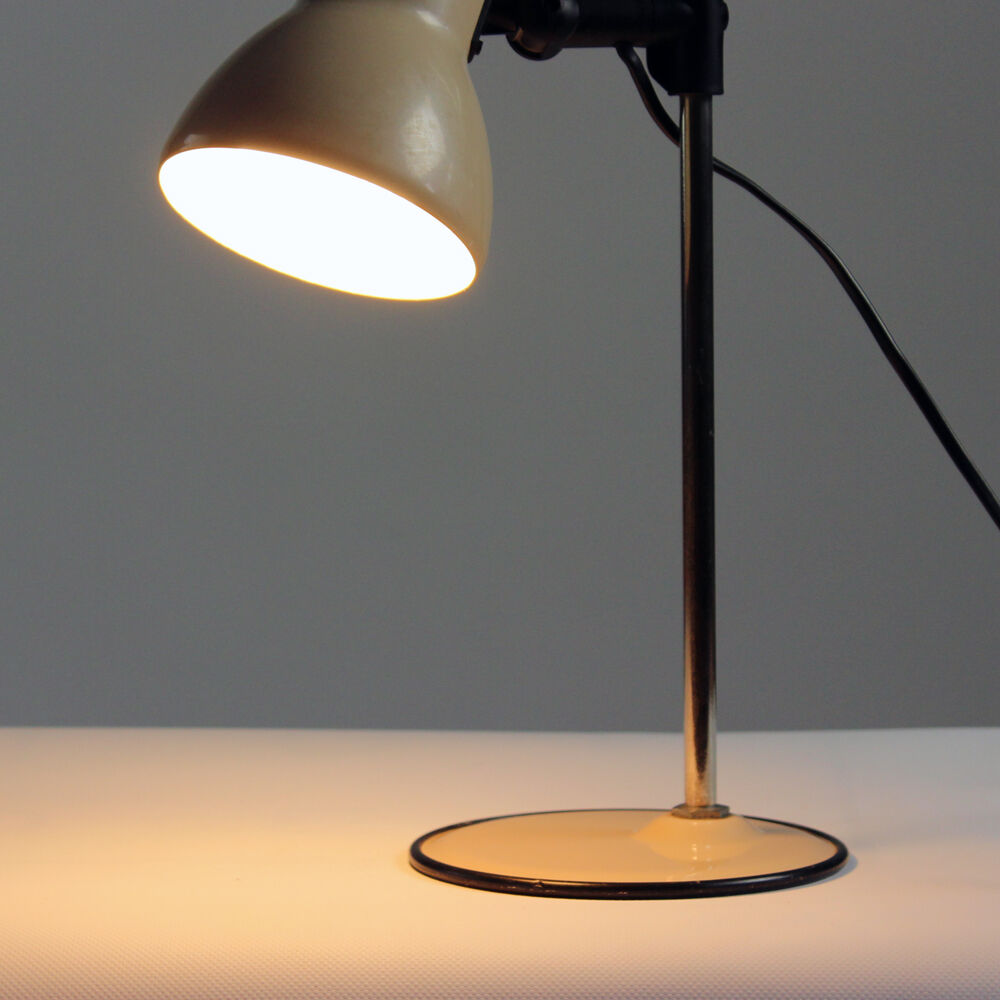 Midcentury Table Lamp In Metal, Hungary 1970s