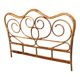 Bamboo and rattan headboard 160cm vintage 1960