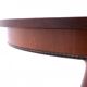 Antique round-top table from Northern Europe, around 1900. After renovation.