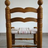 Brutalist chair attributed to Charles Dudouyt, 1940s