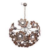 Lustre Murano multicolore Spoutnik Flowers par Mazzega, années 1970