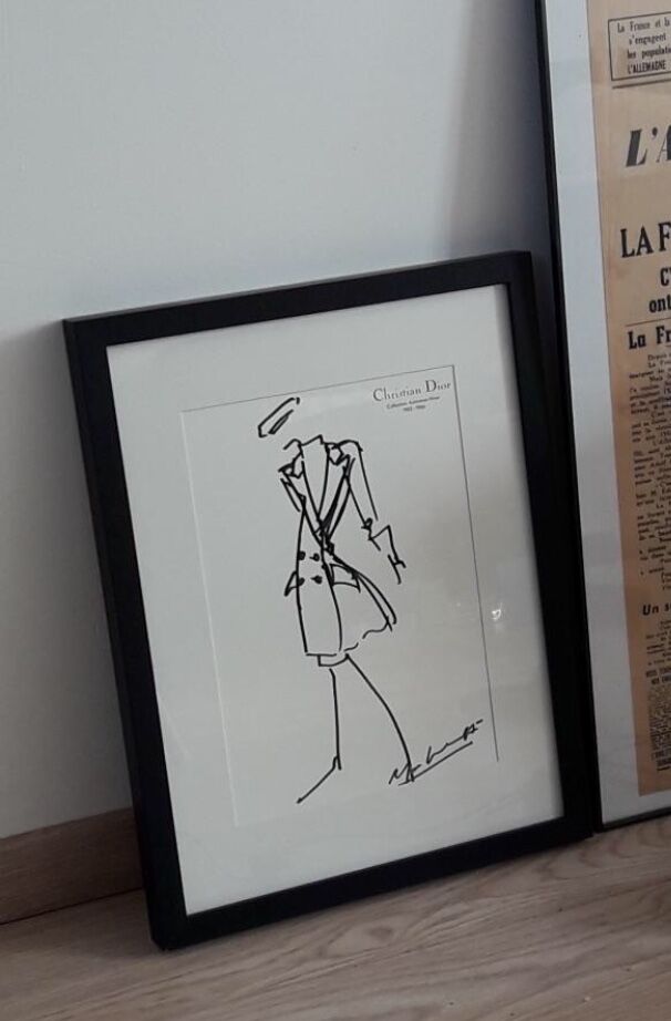 Christian Dior: pretty fashion illustration press collection spring - summer 1985