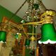 Very large art nouveau chandelier Murano (1 meter)