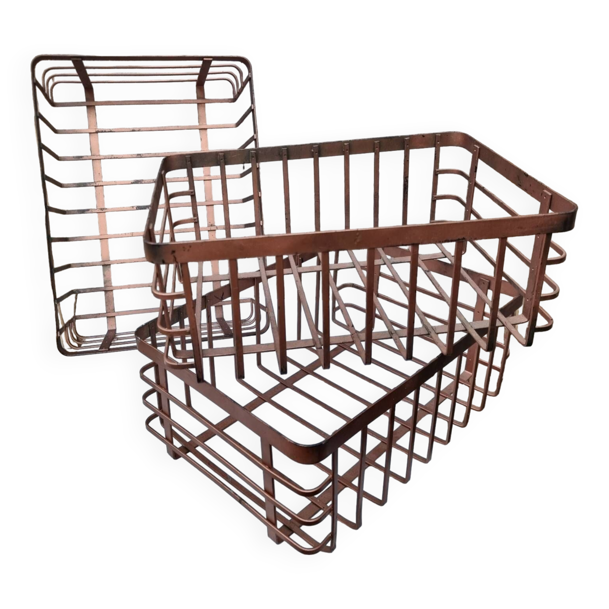 Set of 3 metal baskets