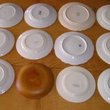 Set of 12 different flat plates