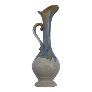 Ceramic pitcher irise art deco signed and numbered