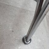 Pair of stools by Pascal Mourgue silver Moon
