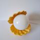 Vintage shell ceramic lamp