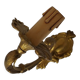 Bronze wall lamp