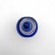 Murano Sommerso Perfume Bottle Signed with Polished Glass Faces 19cm