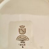 Set of 3 Nice plates from Digoin Sarreguemines