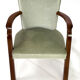 Pair of armchairs art deco 30/40 in wood and velvet