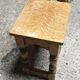 Solid oak stools