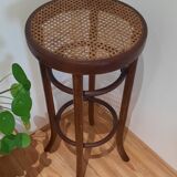 Cane wood stool