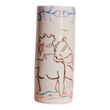 The dancers - ceramic vase