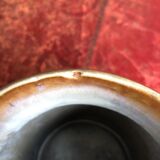 Glazed stoneware pitcher