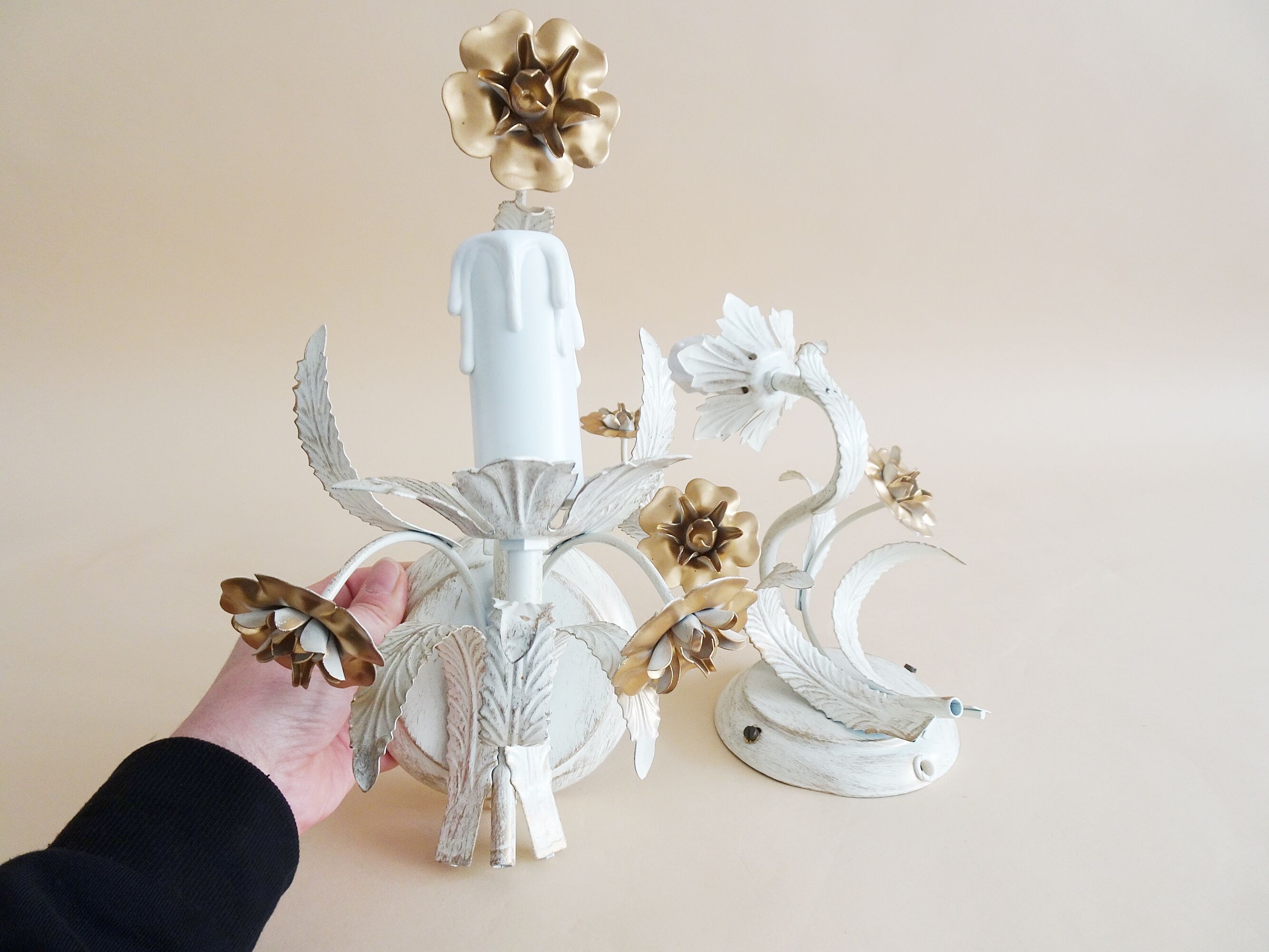 Wall lamp set in the Florentine style by Fischer Leuchten
