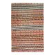 Striped Kilim Turkish Vintage Handmade Pink Orange Wool Area Rug 177x268