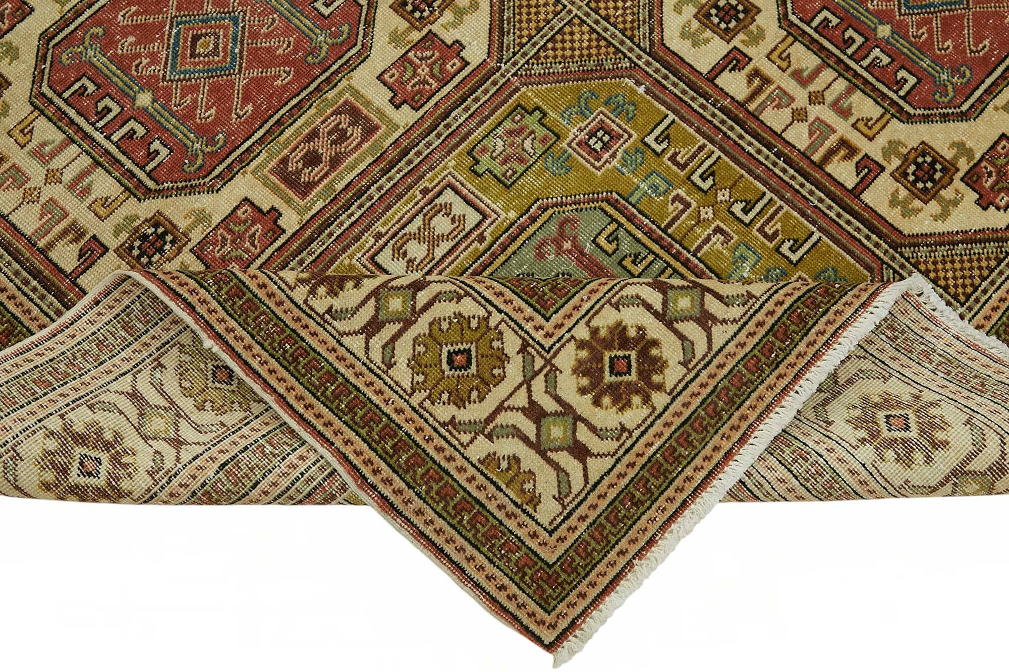 Turkish Wool Vintage Kayseri Rug 195 cm x 295 cm