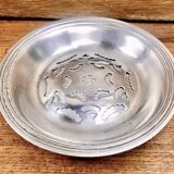 Christofle shell butter dish silver metal cookie cutter butter mold