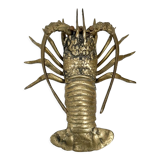 Langouste en laiton vintage
