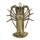 Vintage brass lobster