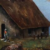 Oil on canvas by J.Jaquet
