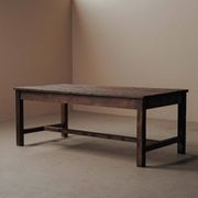 Table de ferme en pin massif, vers 1900
