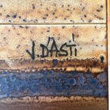 1960s vintage Vallauris ceramic coffee table