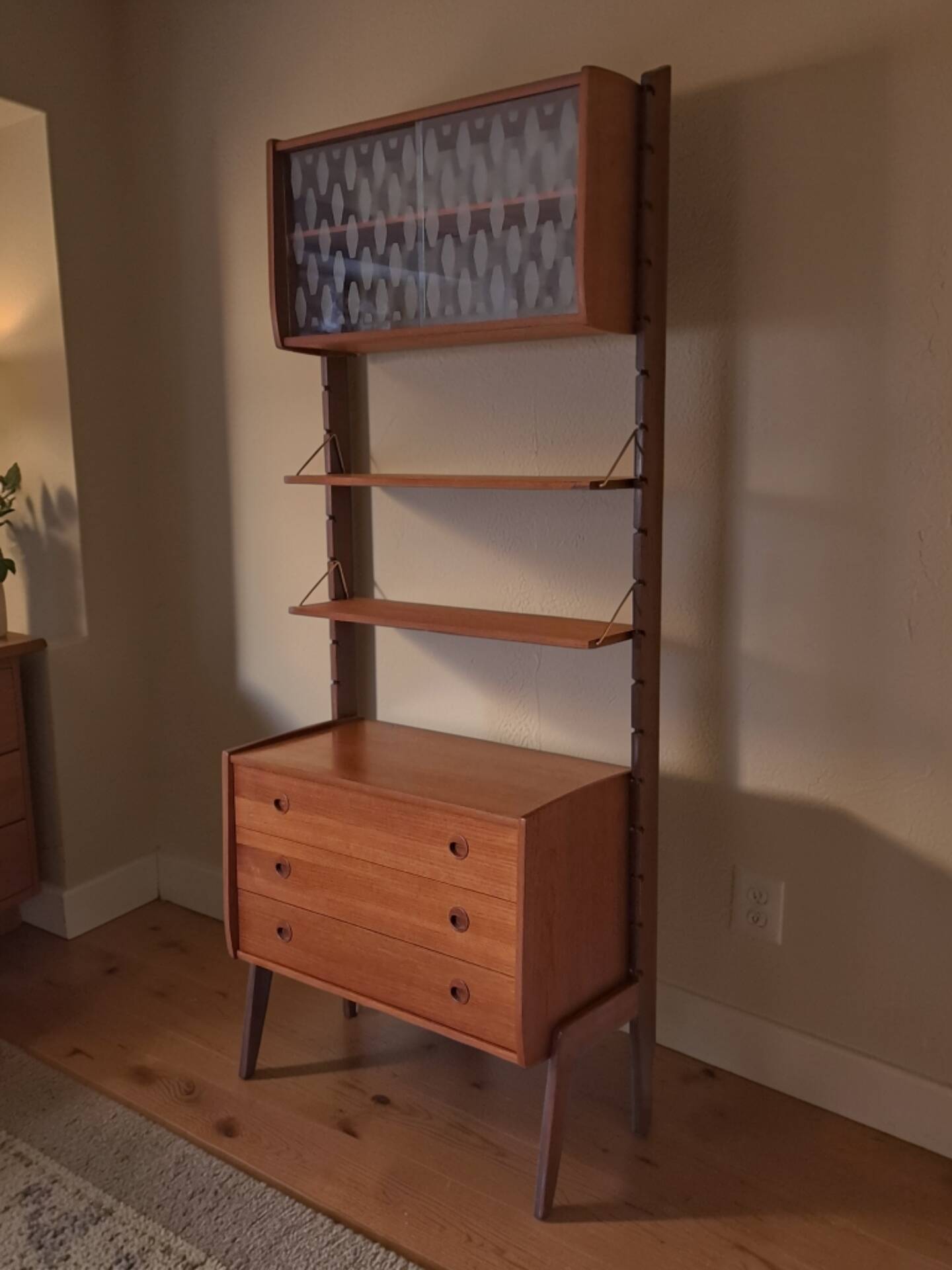 Ergo teak storage furniture, Scandinavian Vintage 1960s