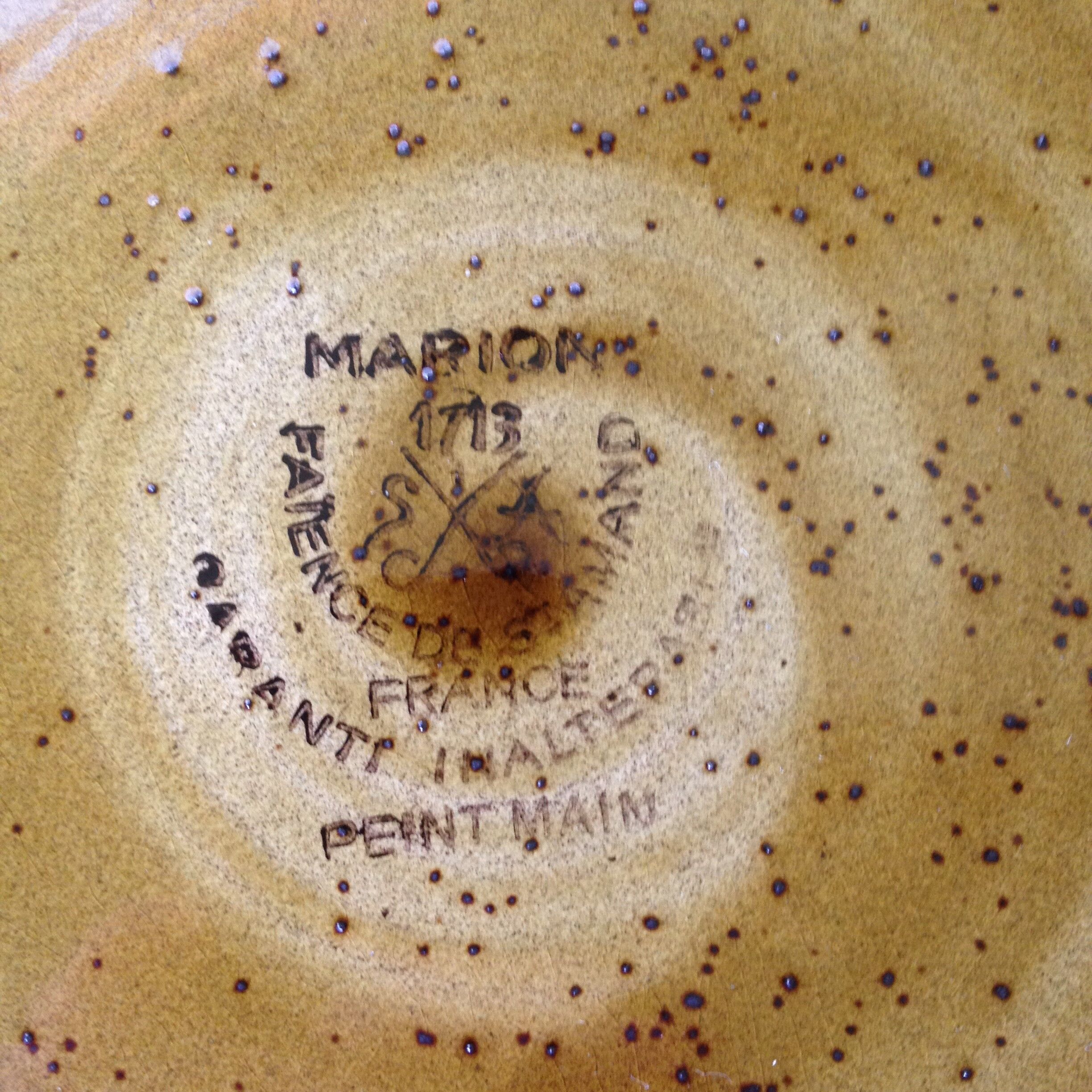 5 soup plates in sandstone pyrite - Saint Amand