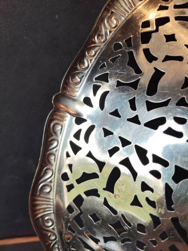 Corbeille design italienne Alessi inox ajouré