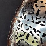 Italian design basket Alessi perforated stainless steel