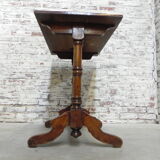 Oak bistro table from the ardennes