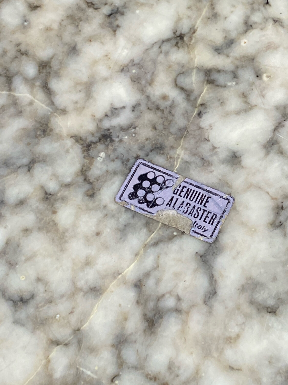 Cendrier en albâtre, Italie 