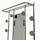 1950s chrome-plated aluminum entrance hall