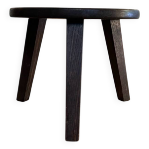 Tabouret en chêne wabi