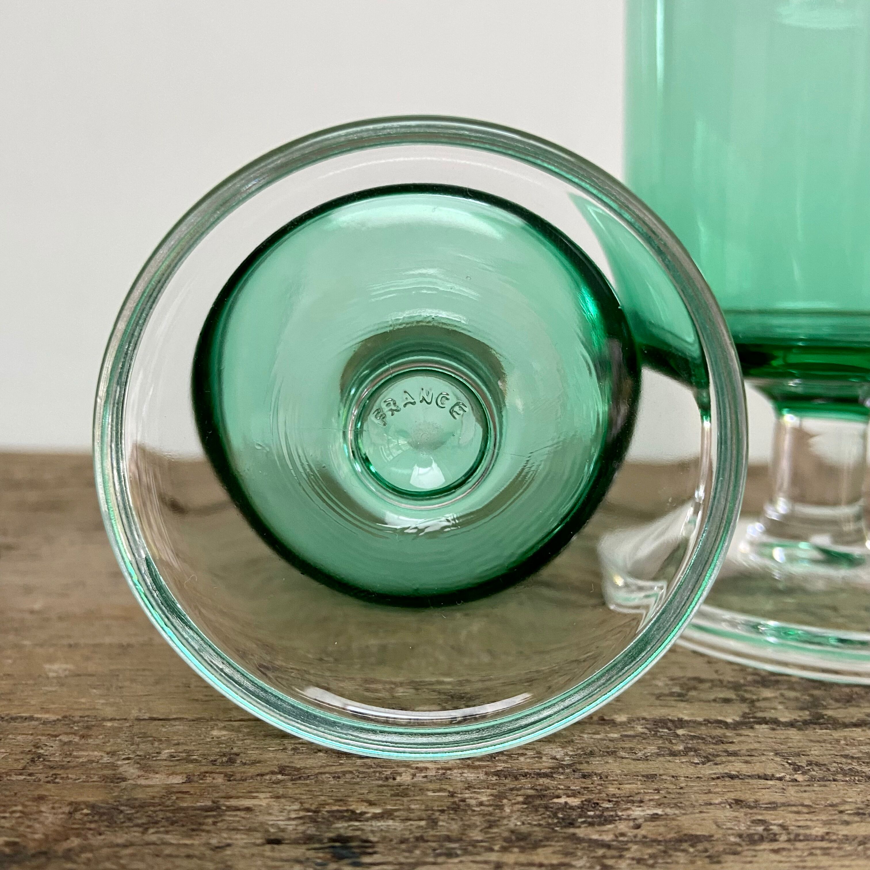 6 verres luminarc france vintage